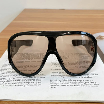 New Fashon Oversized One-piece Shield Sunglasses For Women Men Big Windproof Sports Sun Glasses Men Trendy Shades UV400 Eyewear