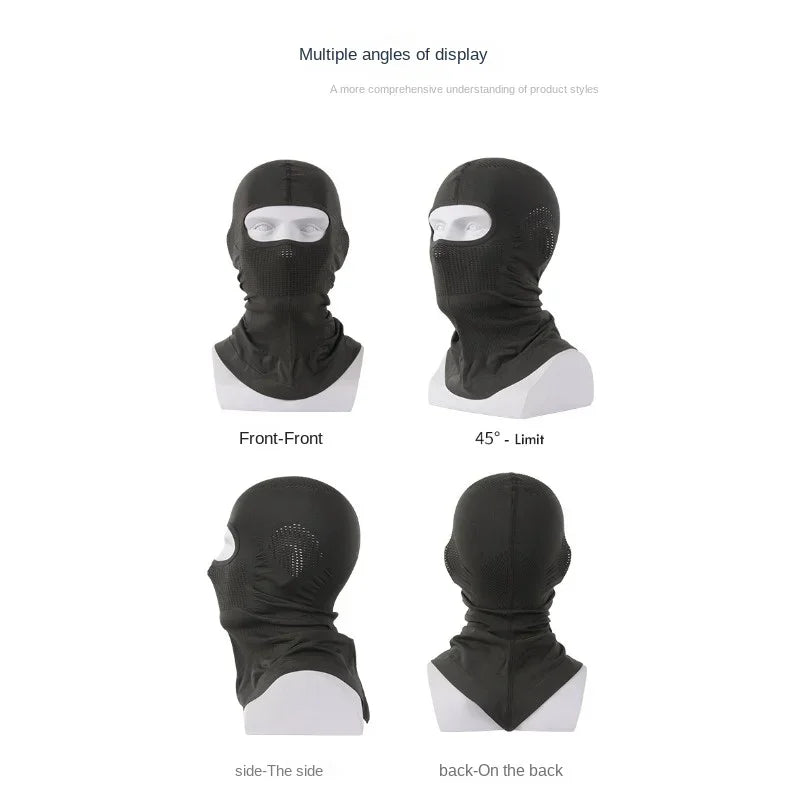 Cycling Balaclava Breathable Sport Full Face Mask Ski Windproof Headgear Outdoor Bicycle Motorcycle Soft Bike Quick-Dry Hood Cap