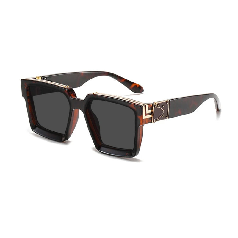LOERHUNAR Brand Design Luxury Square Myopia Sunglasses Men Women Fashion Shades UV400 Vintage Optical Prescription Glasses
