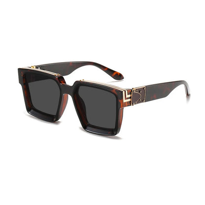 LOERHUNAR Brand Design Luxury Square Myopia Sunglasses Men Women Fashion Shades UV400 Vintage Optical Prescription Glasses
