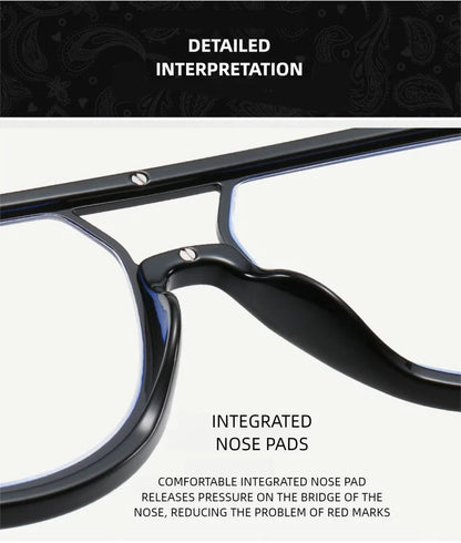 O-Q CLUB Men's Glasses for Reading Glass Eyeglasses Women's Eyepieces Graduated Lenses to Read Eye-glasses -1 Eyeglass Frames