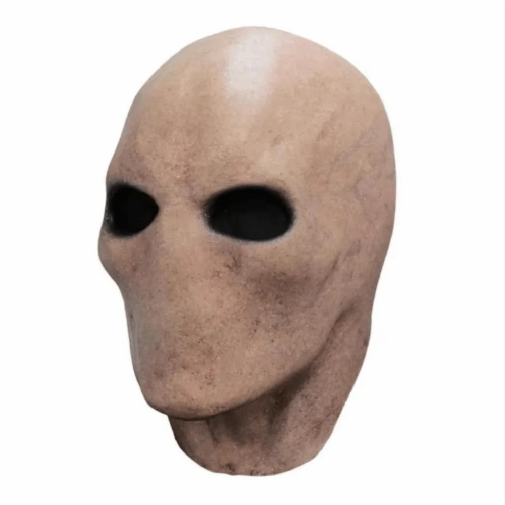 Faceless Man Halloween Slenderman Mask Non-toxic Realistic Alien Skull Latex Helmet Dress Up 3D Party Cosplay Props Carnival