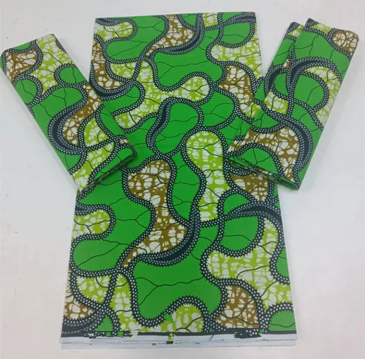 2023 Guaranteed Veritable Super Hollandais African Wax Fabric 100%Cotton 6 yards Original Ankara Block Print Pattern Africa