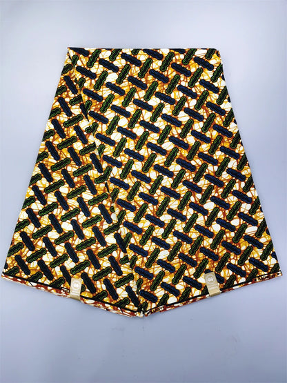 Ankara Fabric African Real Wax Print Fabric 100% Cotton High Quality 6 Yards African Fabric for Party Dress Nigeria