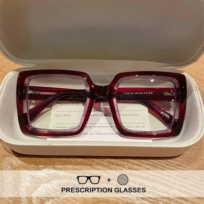 EYORA Oversize Fashionable Reading Glasses Anti Blue Ray Myopia Eyewear Progressive Photochromic Prescription Optical Glasses