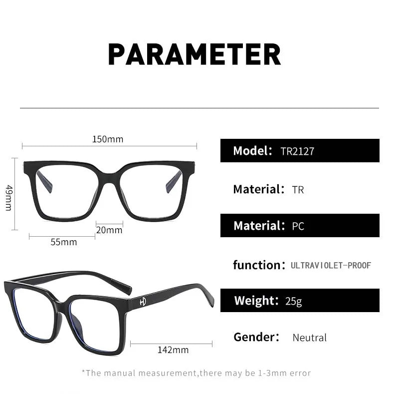 Retro Reading Eyeglasses for Women Oversize Cat Eye Anti Blue Light Presbyopia Glasses Prescription Eyewear 0 -To +600