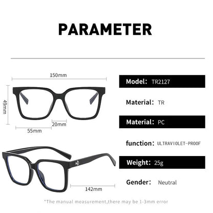 Retro Reading Eyeglasses for Women Oversize Cat Eye Anti Blue Light Presbyopia Glasses Prescription Eyewear 0 -To +600