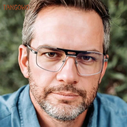 TANGOWO Man Glasses Frames Lunette Myopia Lenses Eyeglasses Transparent Eyepieces for Reading Men Sunglasses Women Eye Glass
