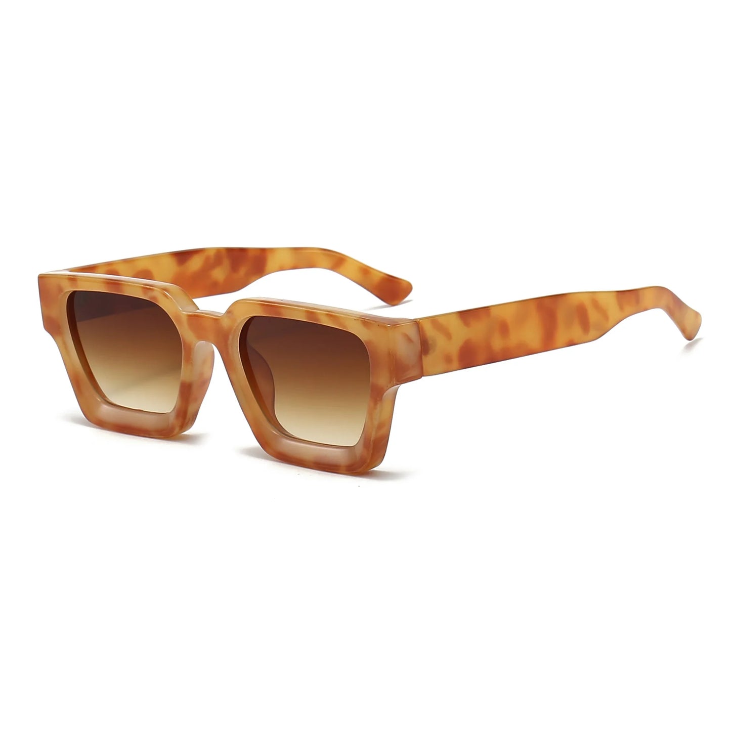 JNPCXI Fashion Square Women Luxury Sunglasses Retro Green Brand Designer Men Trending Sun Glasses Shades UV400
