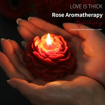 Low Temperature Candles Wax Rose Heart Candle 42 to 48 Degrees Peony Scented Decorative Waxs Valentine's Day Creative Gift