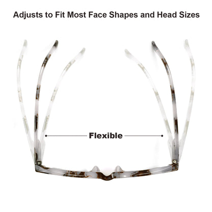 1pc Fashion Square Reading Glasses for Men Women Large Frame Presbyopia Eyeglasses High-definition Eyewear Paerde