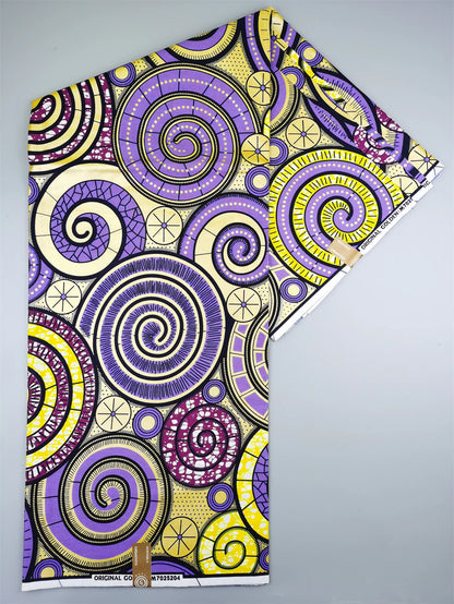 Newest Grand African Wax Glitter Glam Fabric 100% Cotton Ankara Batik Material Pagne Wax Gold Print Sewing Party Dress