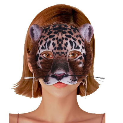 High Quality PVC Halloween Party Mask Full Face Realistic Animal Face Cosplay Prop Durable Lightweight Dress Up Masks
