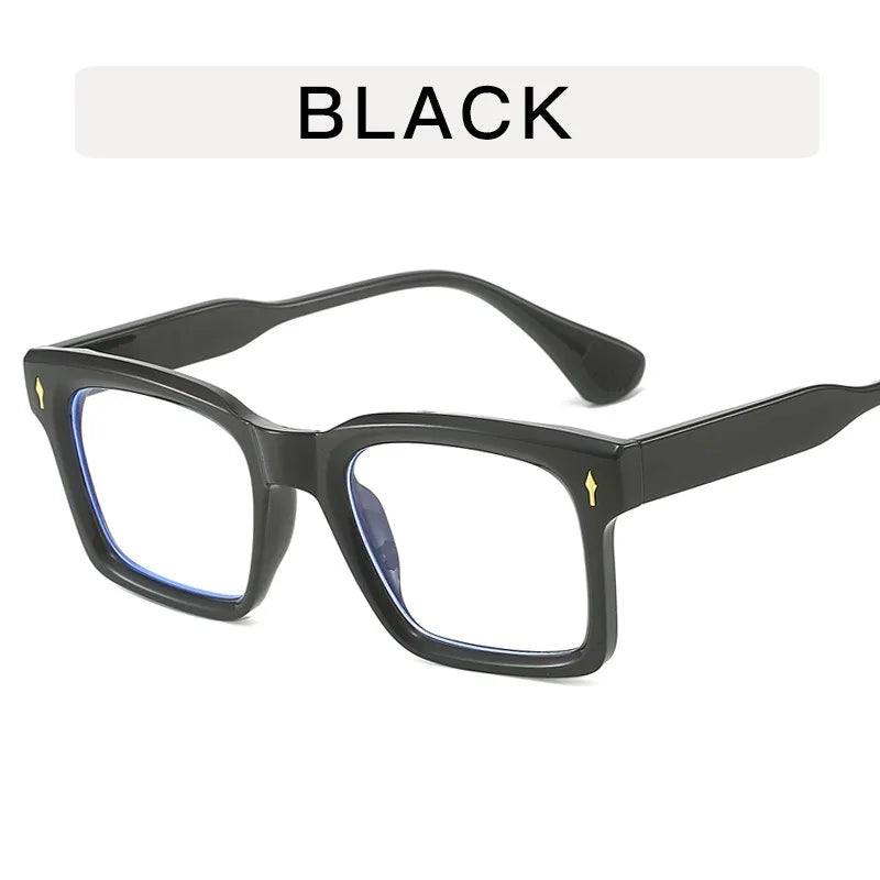 Eyeglass Frames Square Blue Light Blocking Reading Glasses Men High Quality Eyeglasses Man Eyewear