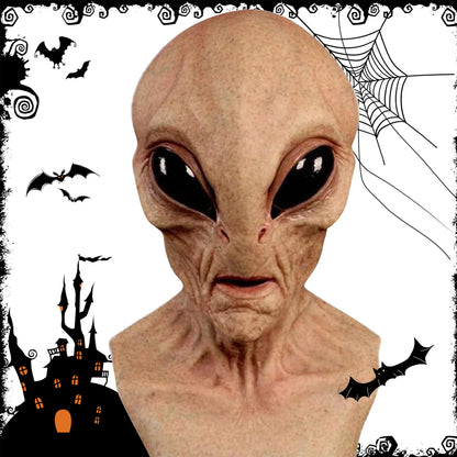 Alien Funny Mask Latex Alien Mask Props Realistic Creepy Halloween Masks for Halloween Carnival Costume Party Props