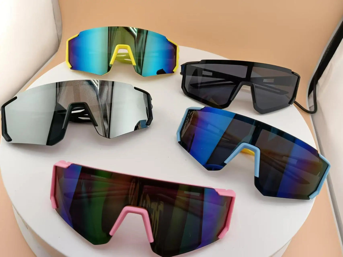Cycling Sunglasses For Children Kids Riding Sunglasses For Boys Girls Fashion Outdoors Windproof Goggles UV Resistant Shades