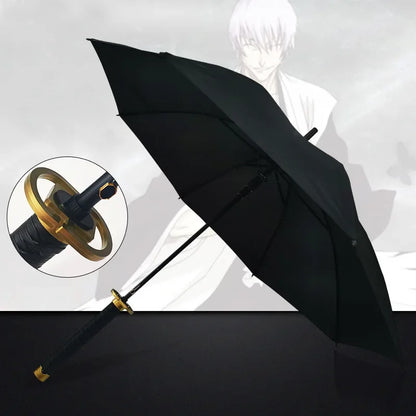 Demon Slayer Sword Umbrella One Piece Roronoa Zoro Katana Umbrella Real Full Size Japanese Anime Long Parasol Home Accessories