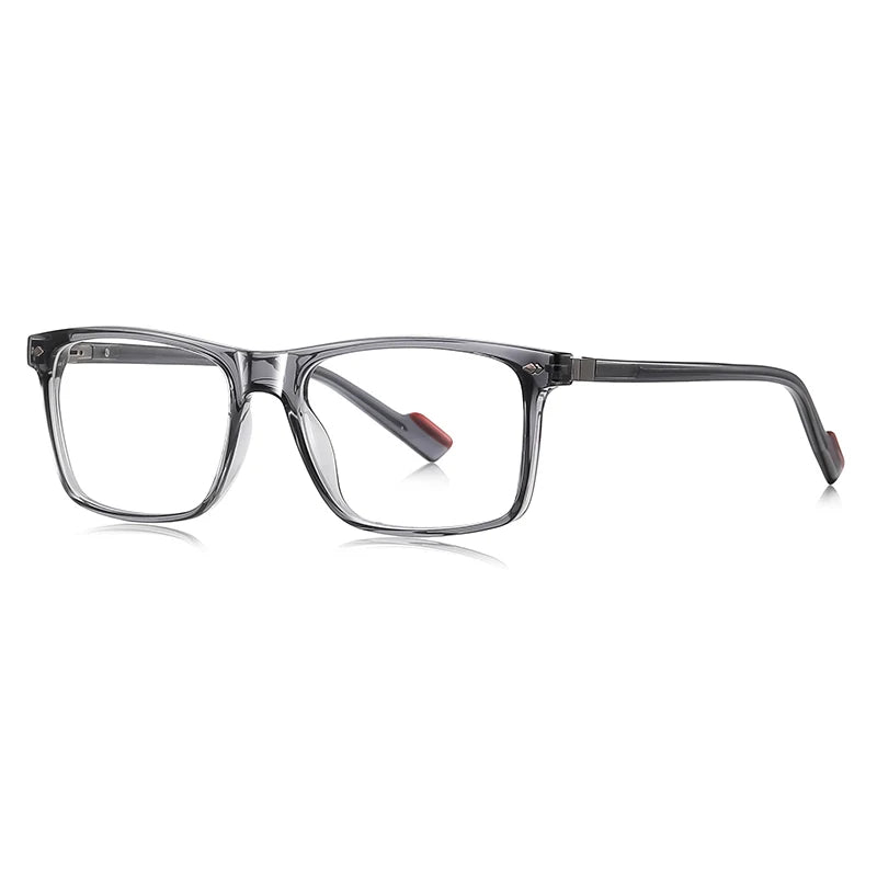 Blue Light Blocking Glasses for Men Women TR90 Square Frame Anti Eyestrain Computer Gaming Glasses Lightweight Unisex