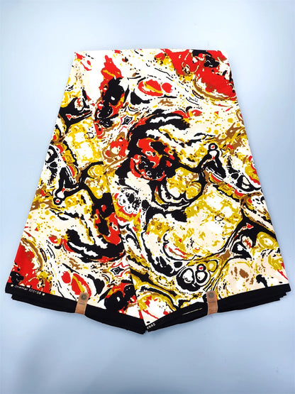 Ankara Fabric African Real Wax Print Fabric 100% Cotton High Quality 6 Yards African Fabric for Party Dress Nigeria