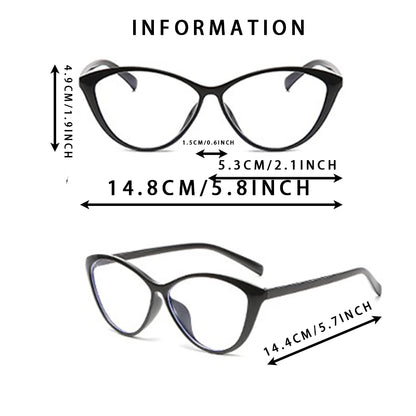Single-piece glasses with cat-eye design, featuring a fashionable Y2K style, suitable for daily wear and street photography.
