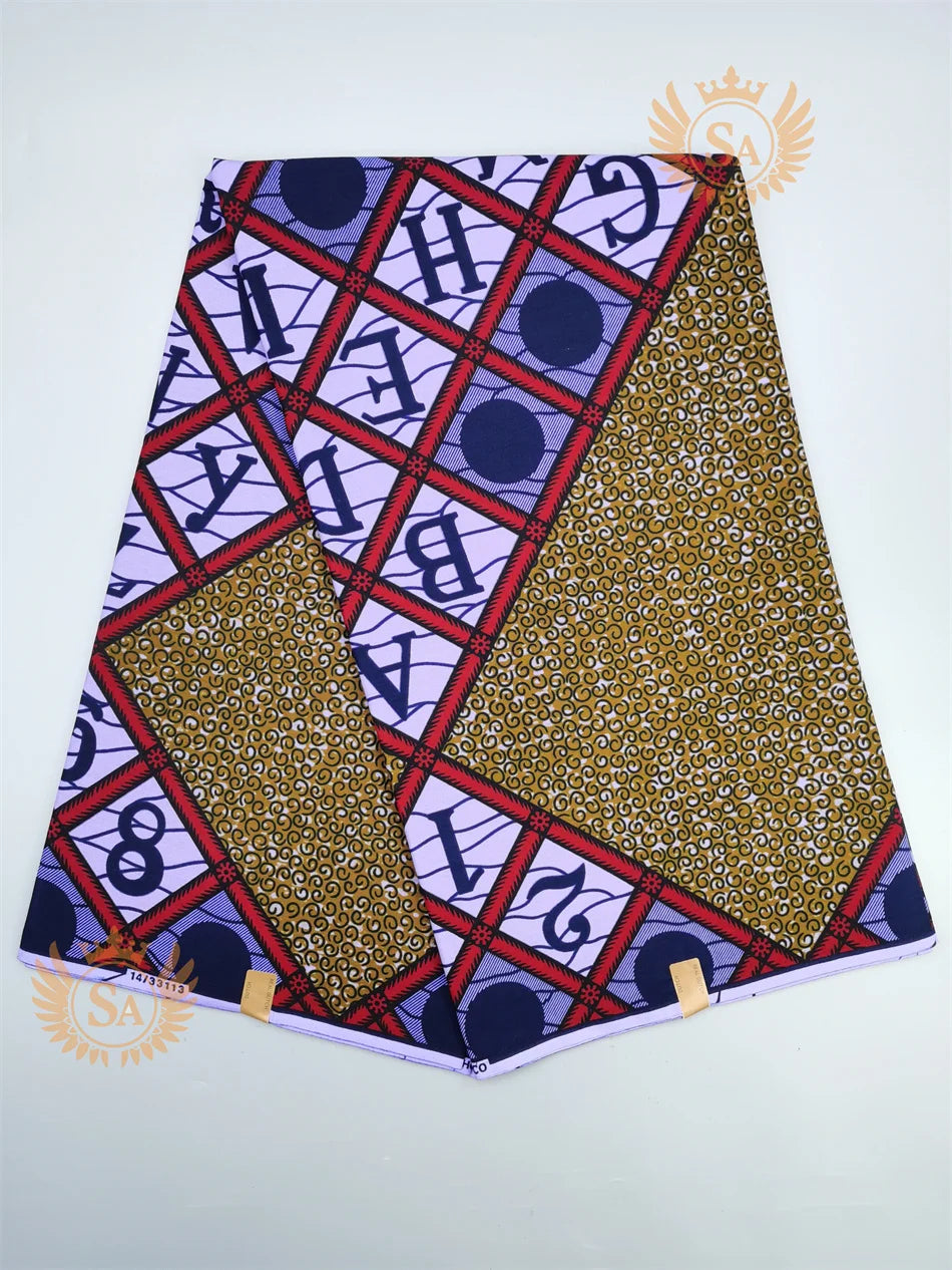 New 100% Cotton Original Real Wax Ankara Fabric 2021 African Print Fabric For Wedding Dress Tissue African Fabric Wax Fabric