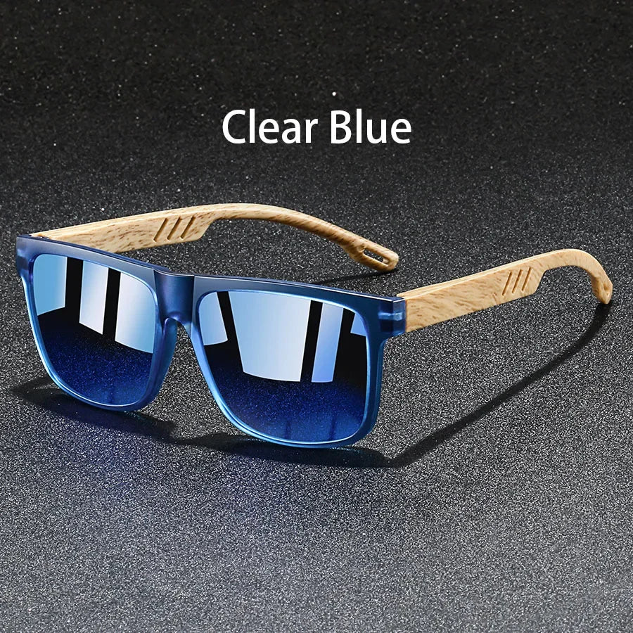 New Fashion Vintage Square Square Frame Sunglasses Men Women Fishing Driving Luxury Brand Designer Sun Glasses UV400 Eyewear