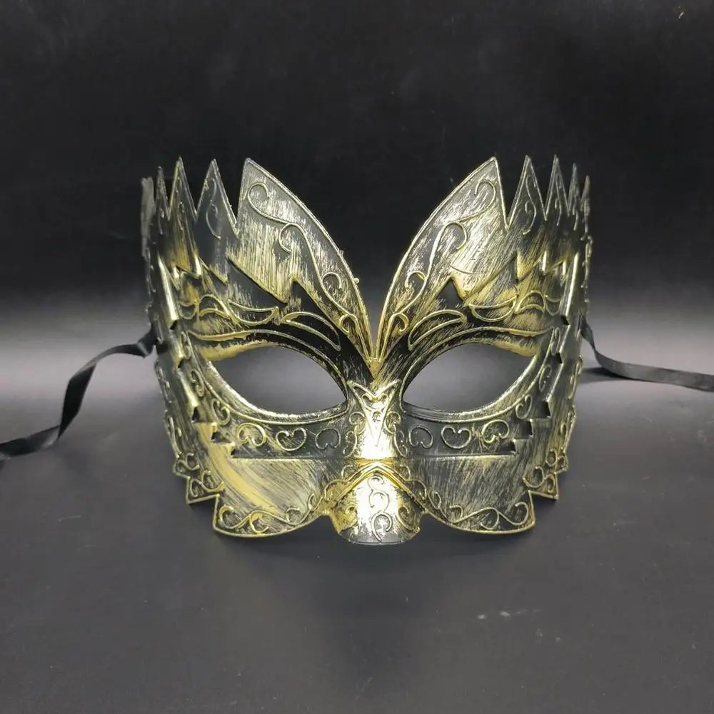 Carnival Masquerade Mask Costume 21 * 15cm Mardi Gras Masks Plastic Venetian Masks Decor For Masquerade Balls