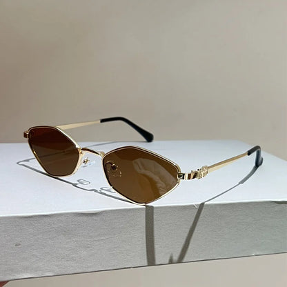 QVQV Fashion Diamond Shaped Cat Eyes Sunglasses Women Trendy Driving Sun Glasses 2026 New Luxury Brand Eyeglasses Outdoor