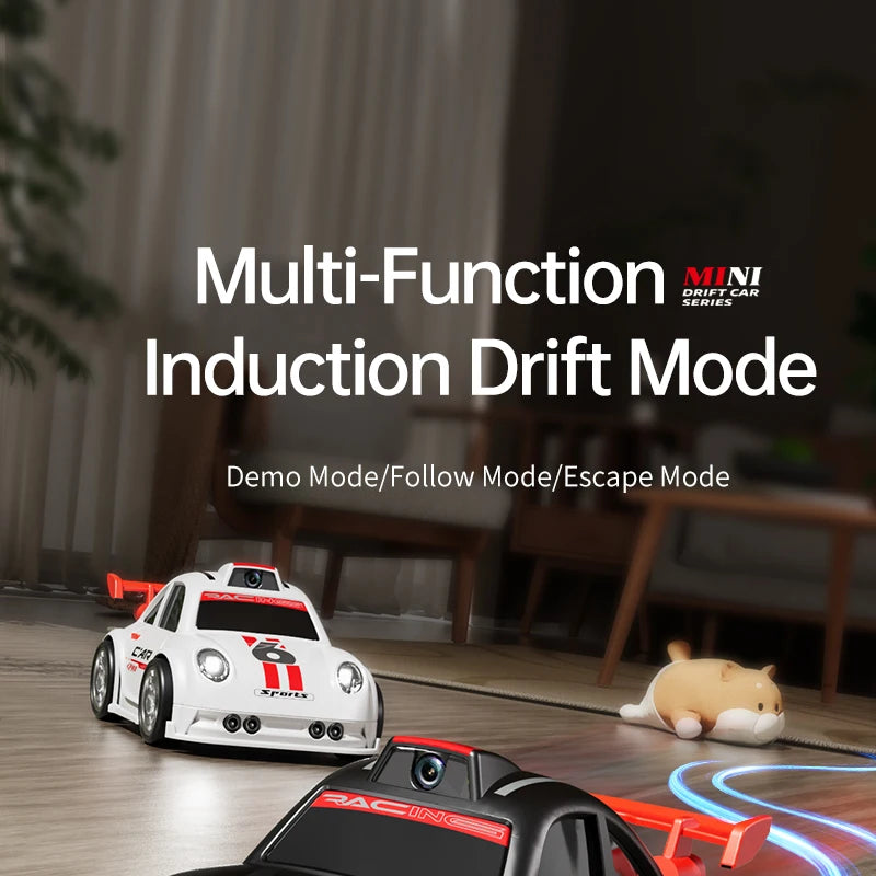 New 2026 Mini RC Car With FPV Camera Wifi With Screen Remote Control Follow Mode 2.4G Drift Car Racing RC Toy Gift For Children