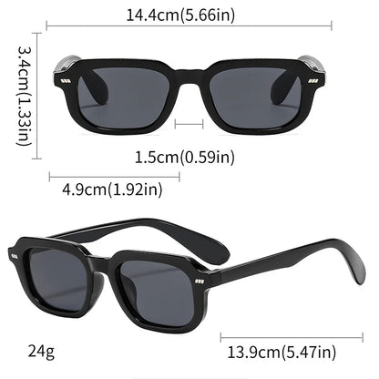 Small Square Eyewear Computer Glasses Frame Women Men Anti Blue Light Blocking Sunglasses Outdoor Zero-power Spectacle Eyeglass
