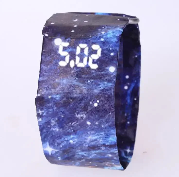 2020 Reloj Hombre Men Watches Creative Paper Led Digital Watch Waterproof Electronic Watches Men Digital Touch Screen Watches