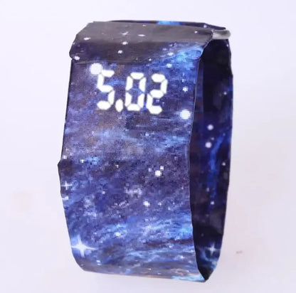 2020 Reloj Hombre Men Watches Creative Paper Led Digital Watch Waterproof Electronic Watches Men Digital Touch Screen Watches