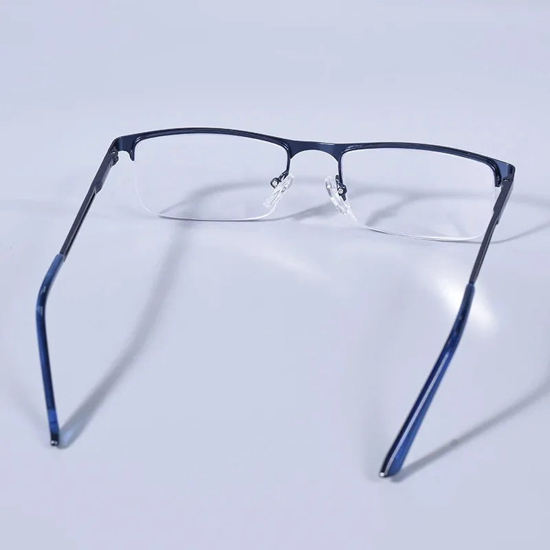 Light Half Frame Reading Glasses Blue Light For Presbyopia Eyeglasses with Diopters +1.0+1.25+1.5+1.75+2.0+2.25+2.5+2.75+3.0+4.0