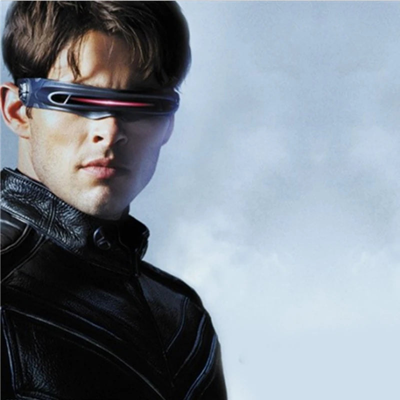 X-Man Sunglasses X-Men Cyclops Cosplay Polarized Sunglasses for Men Women Memory Material Shield Designer Sunglasses