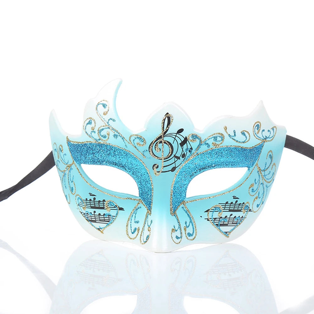 Vintage Style Painted Female Venetian Mask for Masquerade Carnival Halloween Costume Party Grand Events Cosplay Male Face Masks