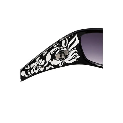 New Printed Diamond Studded Retro Cat Eye Women's Sunglasses Personalized And Trendy Outdoor Sun Protection Sunglasses