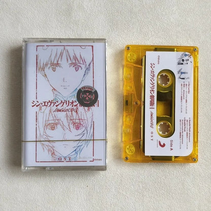 EVANGELION Music Tapes Anime EVA One Last Kiss Soundtrack Music Magnetic Walkman Cassettes Collectible Commemorative Toys Gifts