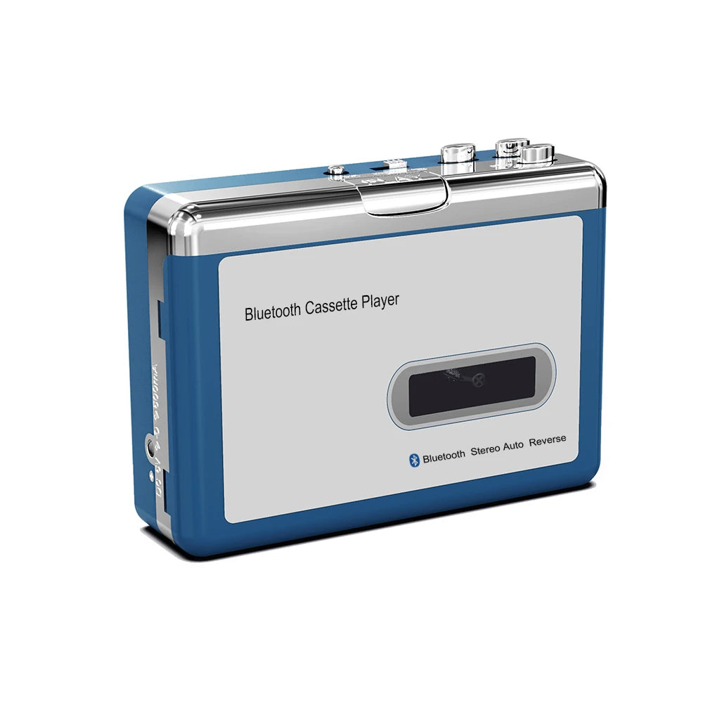 Portable Bluetooth Cassette Player,Tape Player Bluetooth Output to Headphone/Speaker,Walkman Portable Cassette Tape Player