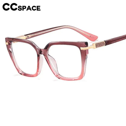 R57522 Women Tr90 Blue Light Blocking Glasses Frame Comfortable Spring Hinge Presbyopia Eyeglasses Customizable Diopters