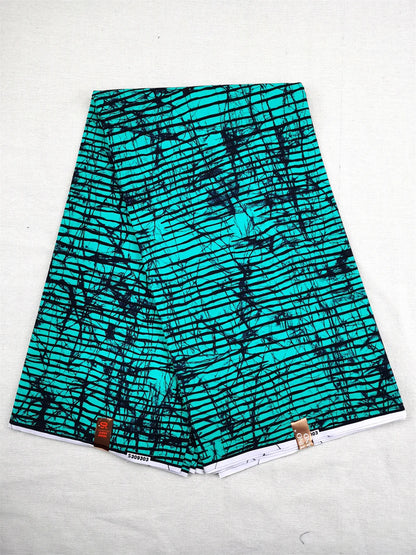 Ankara Fabric African Real Wax Print Fabric 100% Cotton High Quality 6 Yards African Fabric for Party Dress Nigeria