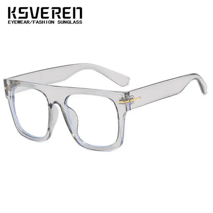 Large Square Anti Blue Light Reading Glasses Men Women Classic Designer Clear Presbyopic Eyewear Prescription Optical Glasses