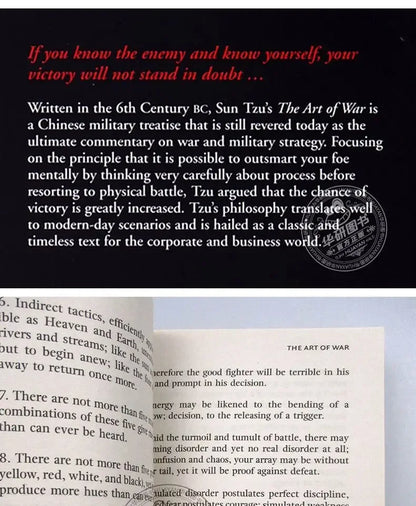 Sun Tzu The Art of War English Original Book Sun Zi Bing Fa Chinese Ancient Military Books