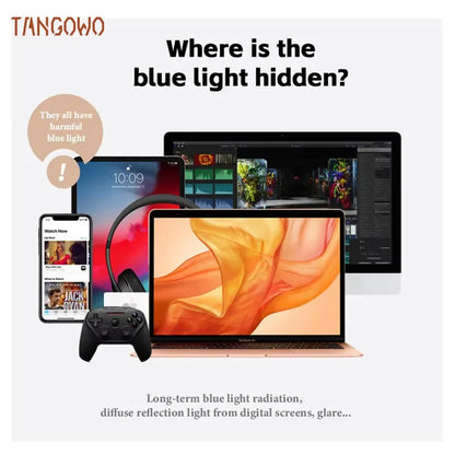TANGOWO Bulb Light Glasses Man Style Men Sunglasses Women Graduated Lenses to Read Women's Eyepieces for Reading Glass Glasses-3