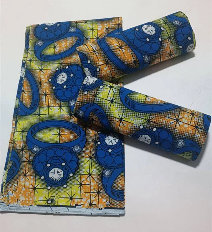 African Wax Fabric High Quality Wax Nigerian Ankara Block Prints New Arrivals Batik Fabric Dutch Pagne 100% Cotton For Sewing