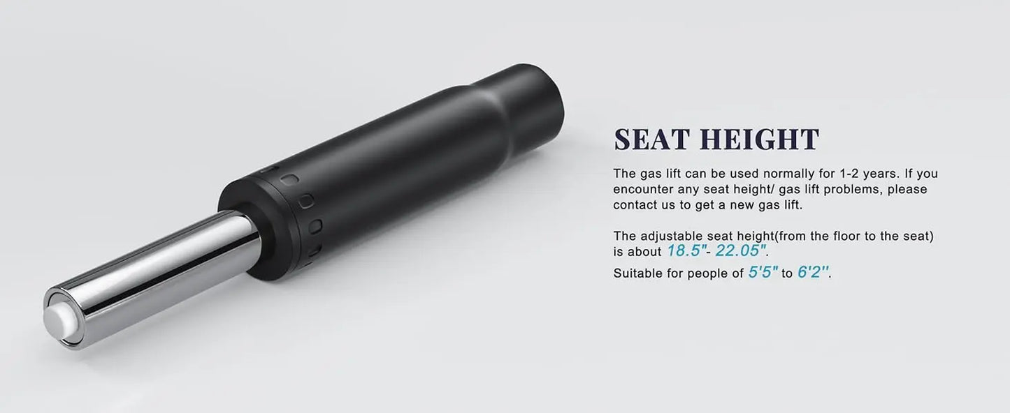 Ergonomic Office Chair, High Back Home Desk Chair with Headrest, Flip-Up Arms, 90-120° Tilt Lock and Wide Cushion