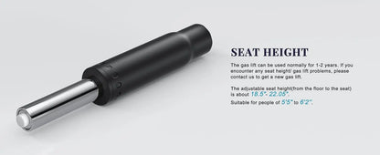 Ergonomic Office Chair, High Back Home Desk Chair with Headrest, Flip-Up Arms, 90-120° Tilt Lock and Wide Cushion