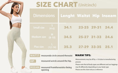 2 Pack Women's High Waisted Sexy Butt Lifting Seamless Solid Color Yoga Leggings Elastic And Breathable Fitness Sports Pants