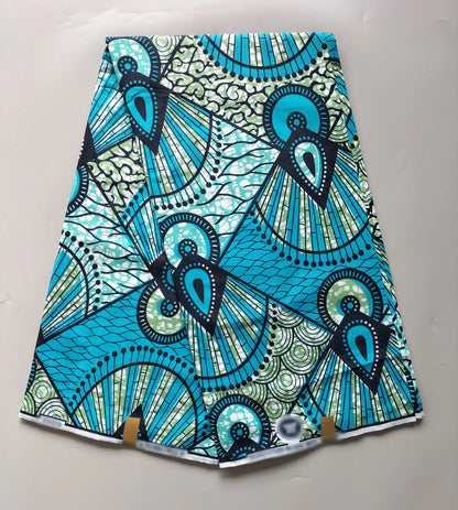2025 Newest Veritable Original Super-W Guaranteed Dutch Hollandais Pagne Real Wax Print Fabric African Dress 100% Cotton 6 yard