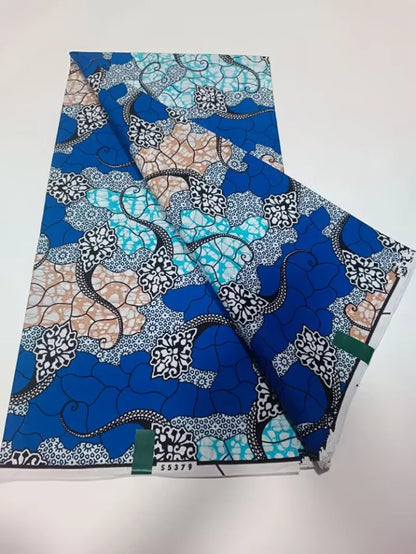 African Wax Fabric High Quality Wax Nigerian Ankara Block Prints New Arrivals Batik Fabric Dutch Pagne 100% Cotton For Sewing