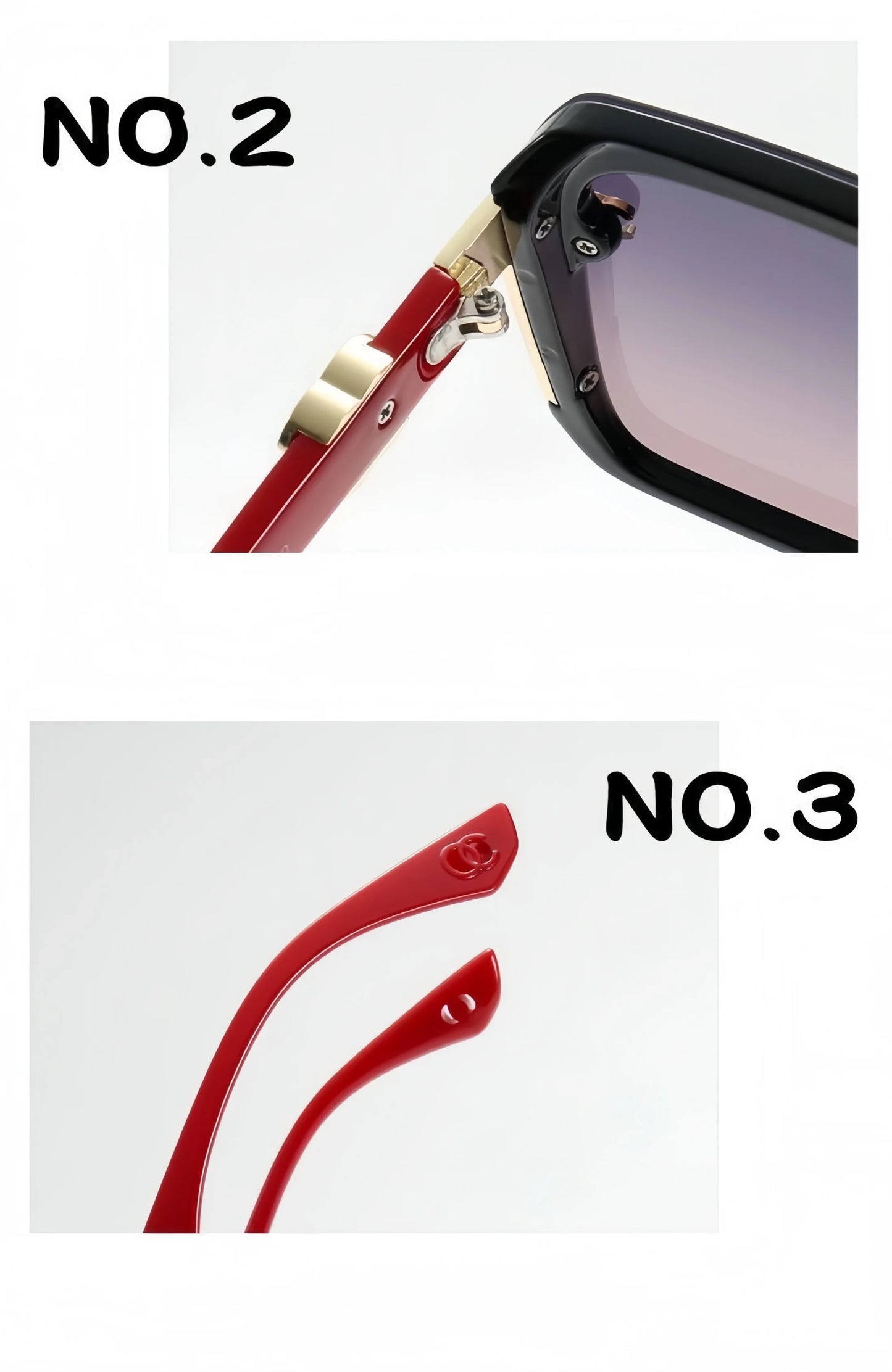 1 Pair of Classic and Fashionable Sunglasses, Personalized Uv Protection Sunglasses, Women's Polarized Sunglasses (with Leather Case), a Gift for Elders and Girlfriends